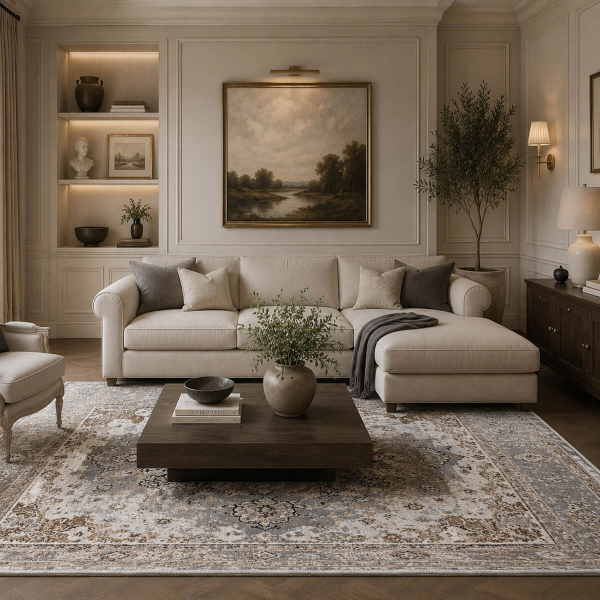 Χαλί (200x290) Polcarpet Estia 153 L.Brown/Grey