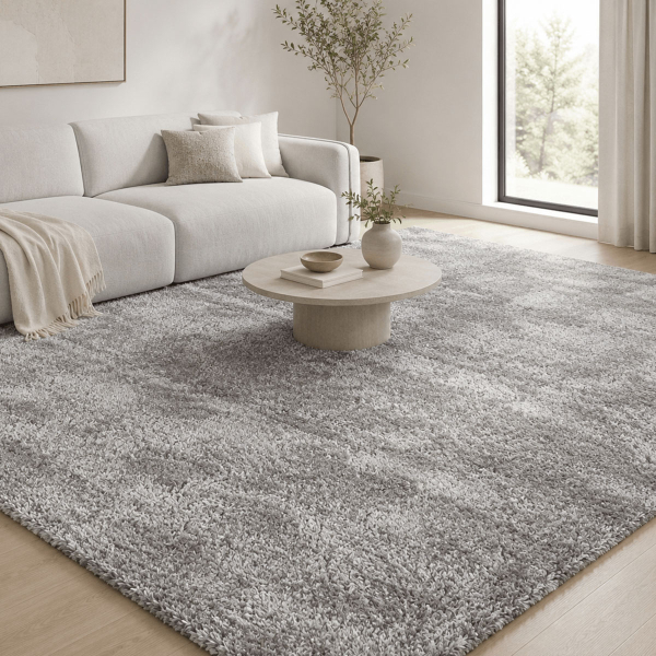 Χαλί (165x230) Polcarpet Satin Shaggy Grey