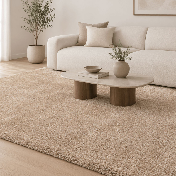 Χαλί (200x290) Polcarpet Satin Shaggy Gold