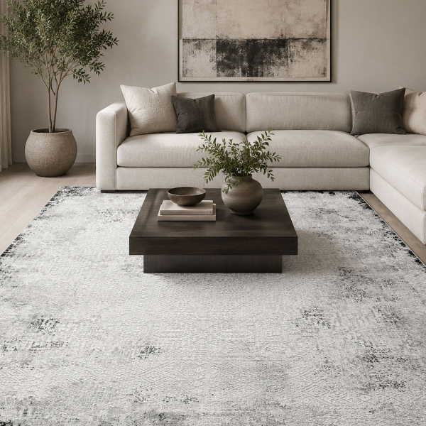 Χαλί (160x230) Polcarpet Monaco Moma DV 322 Grey/Black