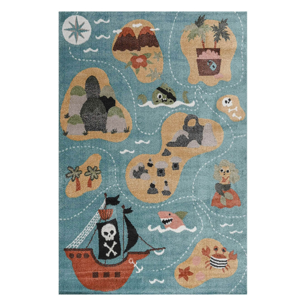 Παιδικό Χαλί (160x230) Polcarpet Carousel Dream Pirates Blue