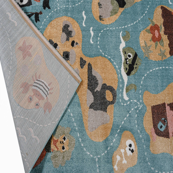 Παιδικό Χαλί (160x230) Polcarpet Carousel Dream Pirates Blue