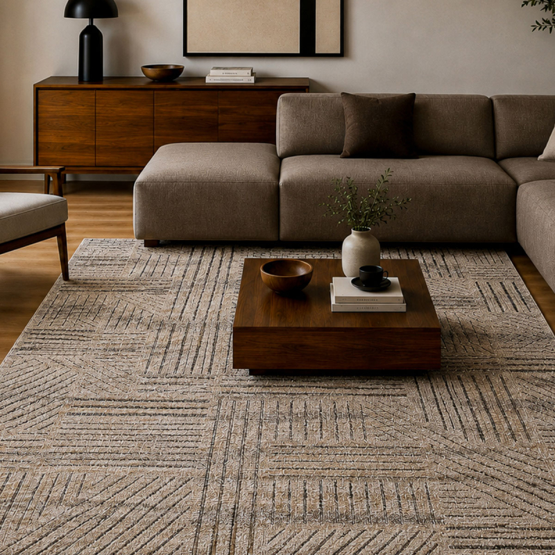 Χαλί (160x230) Polcarpet Giza Cairo 44002 Brown