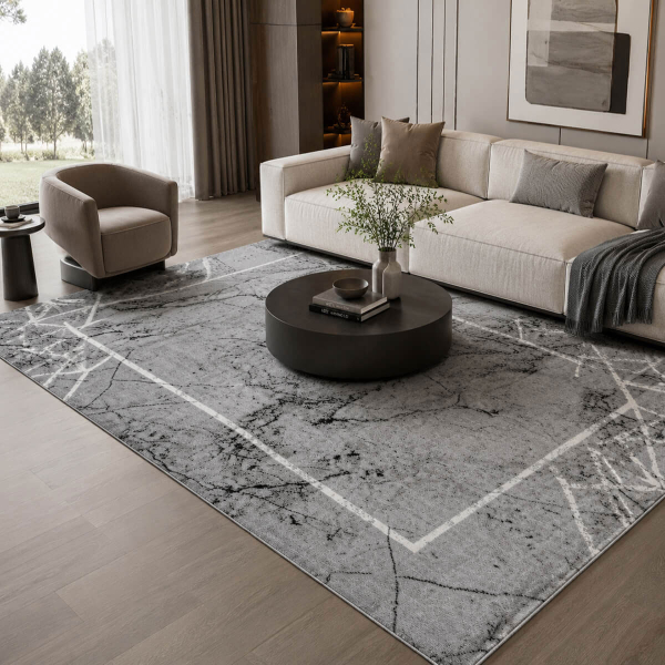 Χαλί (200x290) Polcarpet Estia 3748 Dark Grey