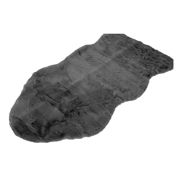 Χαλί Διαδρόμου Γούνινο (80x150) Polcarpet Rabbit Animal Shape D.Grey
