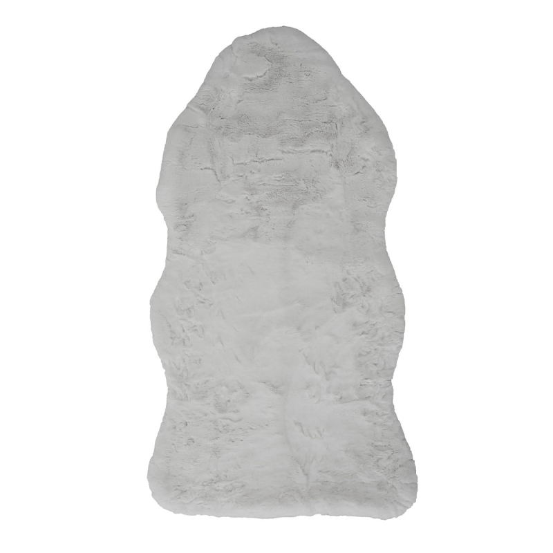 Χαλί Διαδρόμου Γούνινο (80x150) Polcarpet Rabbit Animal Shape White