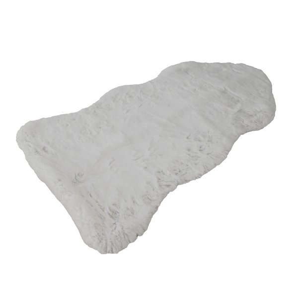 Χαλί Διαδρόμου Γούνινο (80x150) Polcarpet Rabbit Animal Shape White