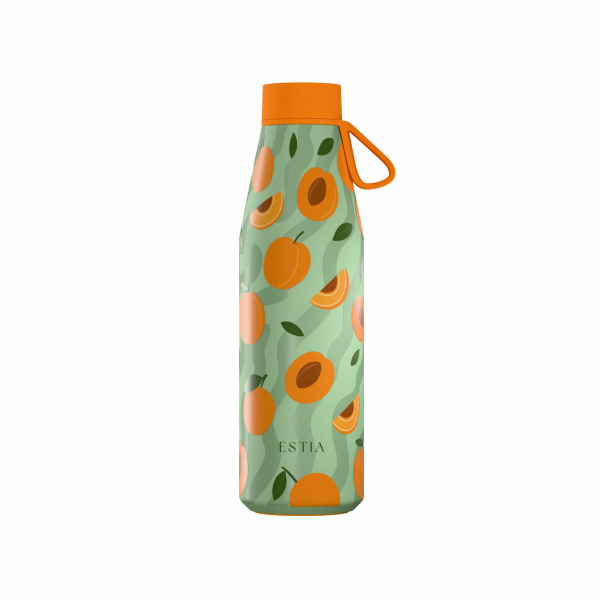 Μπουκάλι Θερμός 500ml Estia Save The Aegean Flow Peach Garden 01-42202