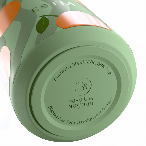 Ποτήρι Θερμός 360ml Estia Save The Aegean Lens Peach Garden 01-43100