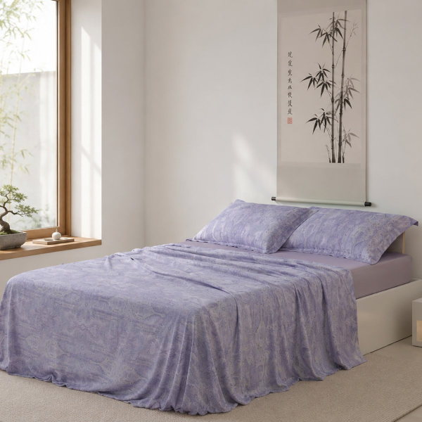 Σεντόνια Υπέρδιπλα (Σετ) Silk Fashion Etheral