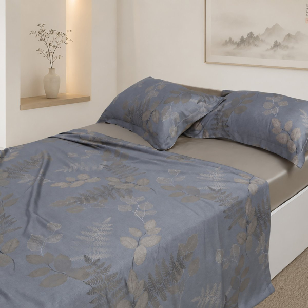 Σεντόνια Υπέρδιπλα (Σετ) Silk Fashion Pureline
