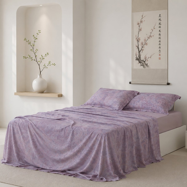 Σεντόνια Υπέρδιπλα (Σετ) Silk Fashion Silva