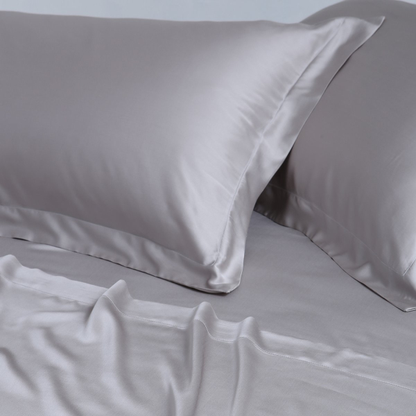 Σεντόνια King Size (Σετ) Silk Fashion Bamboo Light Grey