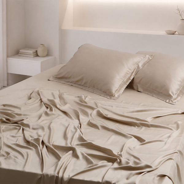 Σεντόνια King Size (Σετ) Silk Fashion Bamboo Beige