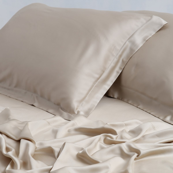 Σεντόνια King Size (Σετ) Silk Fashion Bamboo Beige