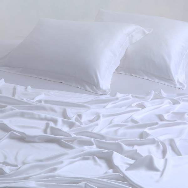 Σεντόνια King Size (Σετ) Silk Fashion Bamboo White