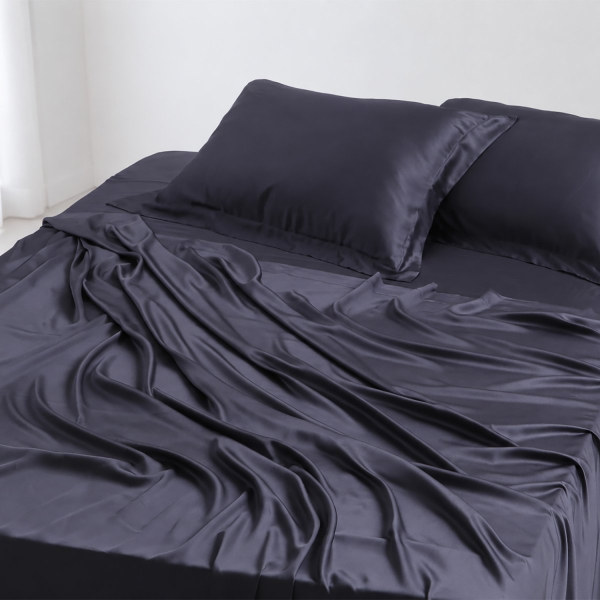 Σεντόνια King Size (Σετ) Silk Fashion Bamboo Dark Grey