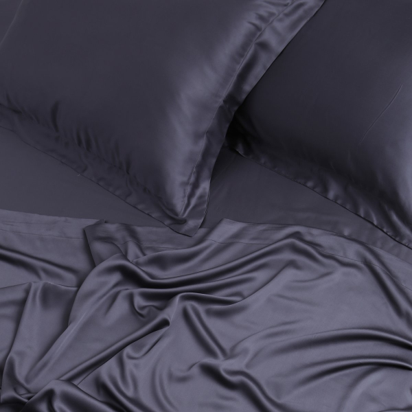 Σεντόνια King Size (Σετ) Silk Fashion Bamboo Dark Grey