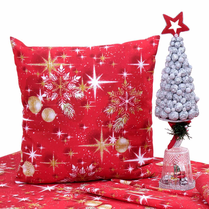 Χριστουγεννιάτικο Μαξιλάρι (45x45) Viopros 4443