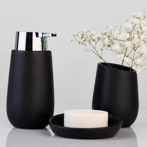 Dispenser Μπάνιου 320ml Wenko Badi Black 23652100