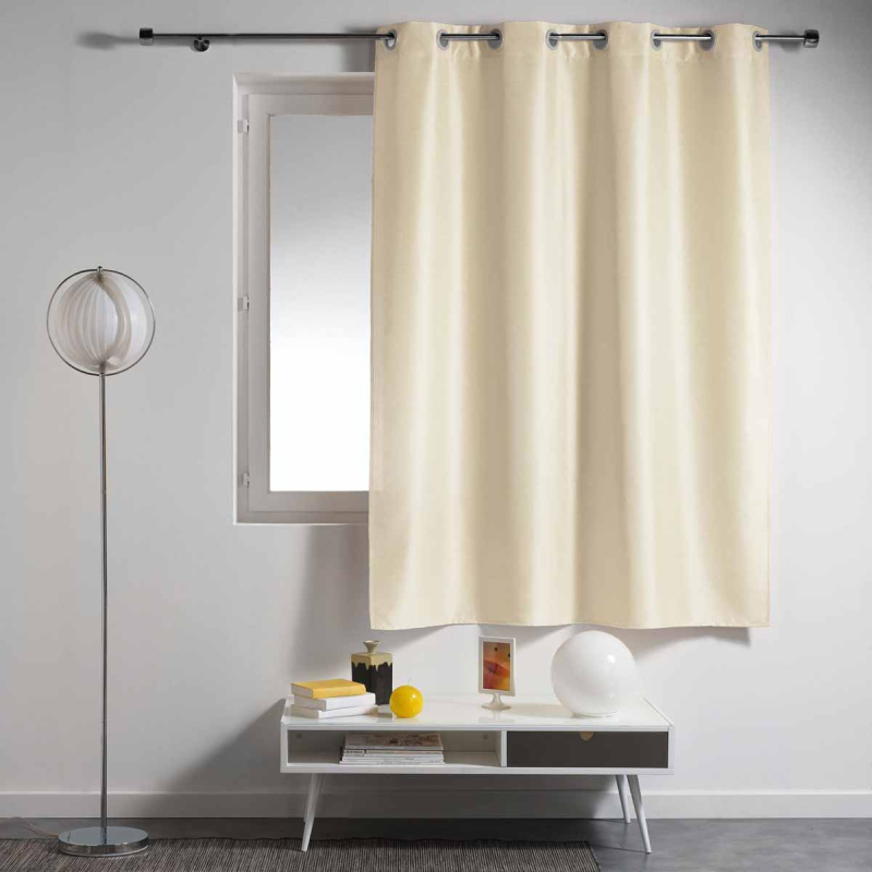 Κουρτίνα Παραθύρου (140x180) Με Τρουκς L-C Essentiel Naturel 1609126