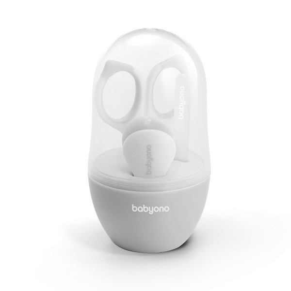 Σετ Περιποίησης Νυχιών Μωρού BabyOno Γκρι BN398/03