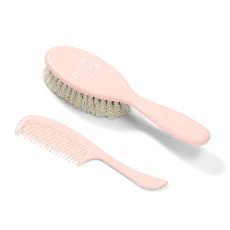 Βρεφικό Σετ Βούρτσα + Χτένα BabyOno Ροζ BN568/04