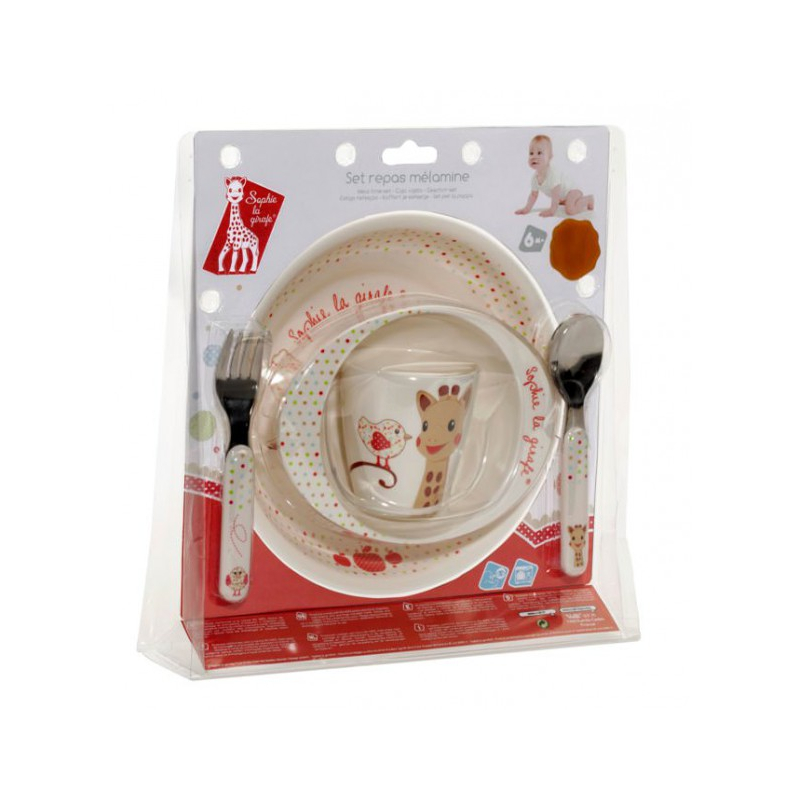 Παιδικό Σετ Φαγητού 5τμχ Sophie The Giraffe Kiwi 460006
