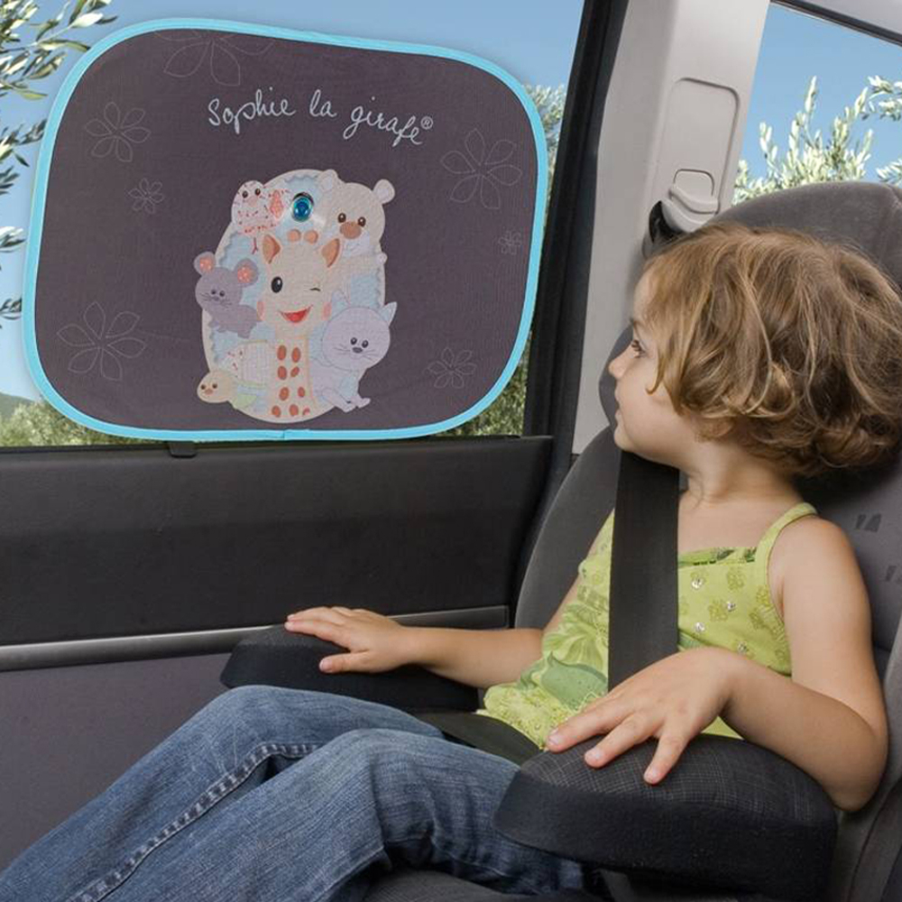 Ηλιοπροστασίες Αυτοκινήτου (Σετ 2Τμχ) Sophie The Giraffe S470222 Home Βρεφικά Αξεσουάρ Spitishop