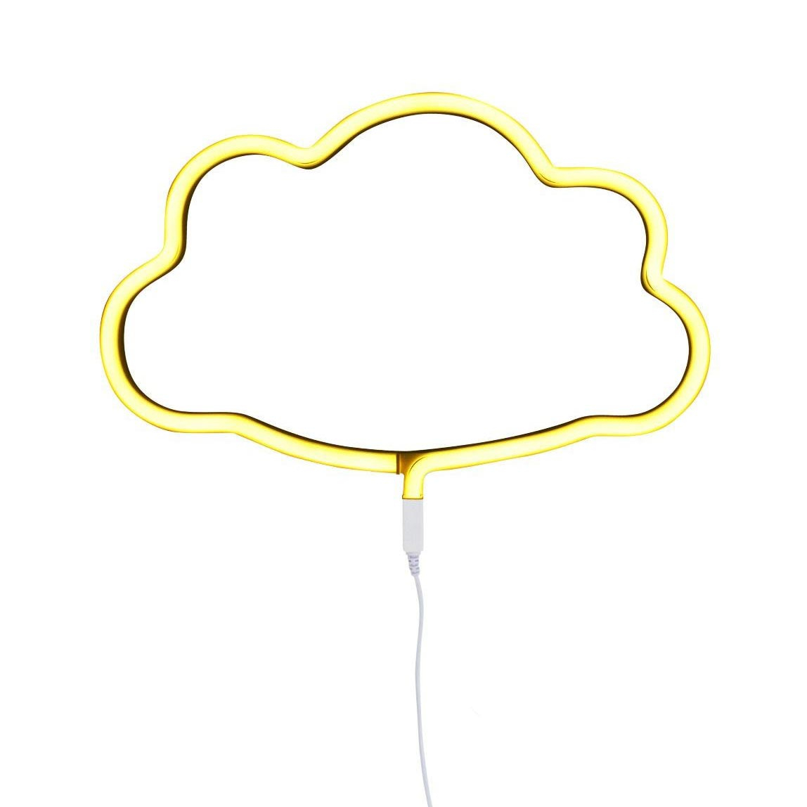 Φωτιστικό Τοίχου Α Little Lovely Company Cloud Yellow Neon LTNE051
