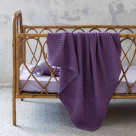 Κουβέρτα Πλεκτή Αγκαλιάς (80×110) Nima Baby Ribbon Lilac