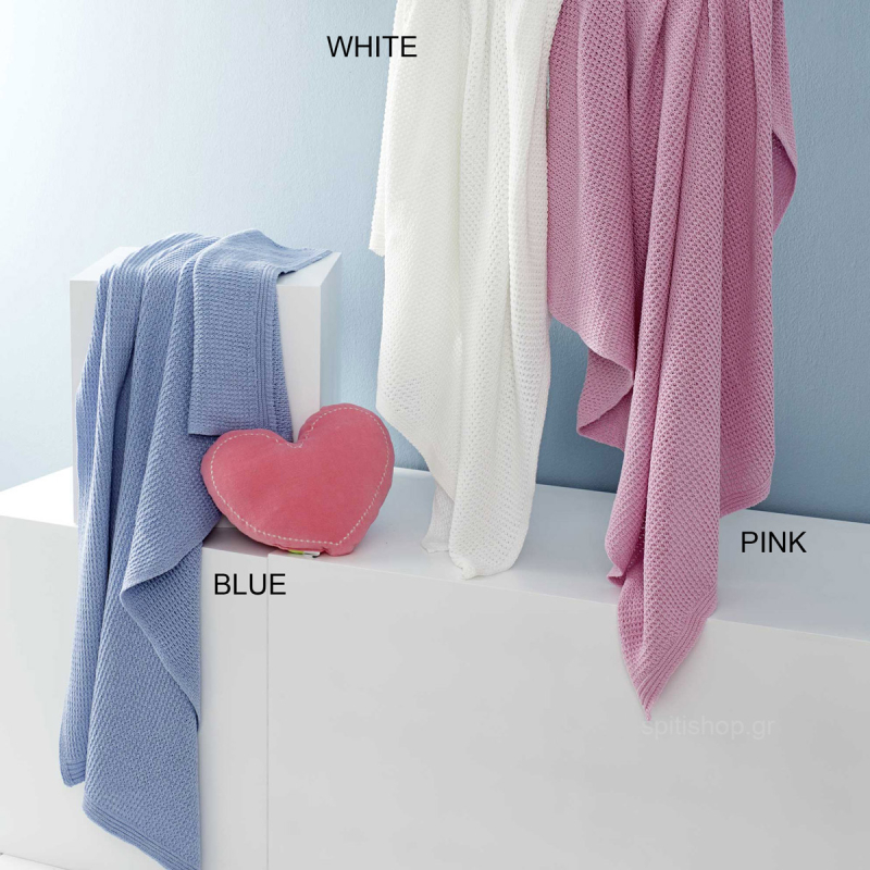 Κουβέρτα Πλεκτή Κούνιας (110x150) Nima Baby Caldo