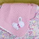 Κουβέρτα Πικέ Αγκαλιάς (80×110) Nima Baby Some Bunny