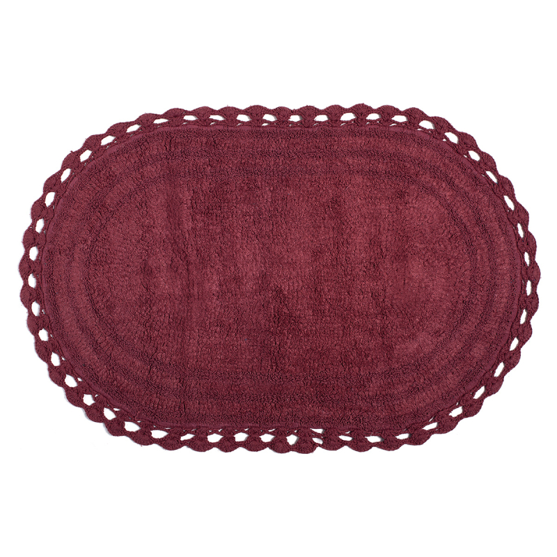 Οβάλ Χαλί Διαδρόμου (70x140) Silk Fashion Burgundy
