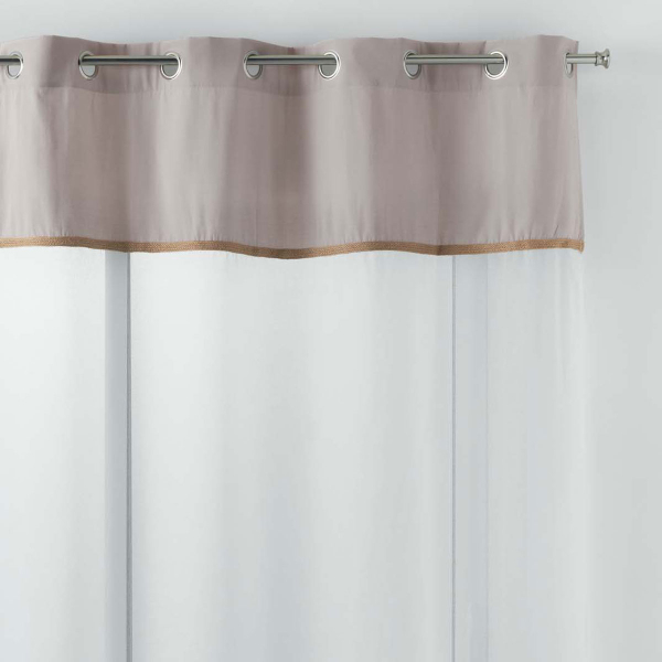 Κουρτίνα (140x240) Με Τρουκς L-C Kelonia Gris 1626380