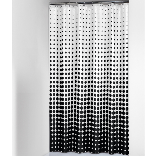 Κουρτίνα Μπάνιου (180x200) Με Κρίκους SealSkin Speckles Black