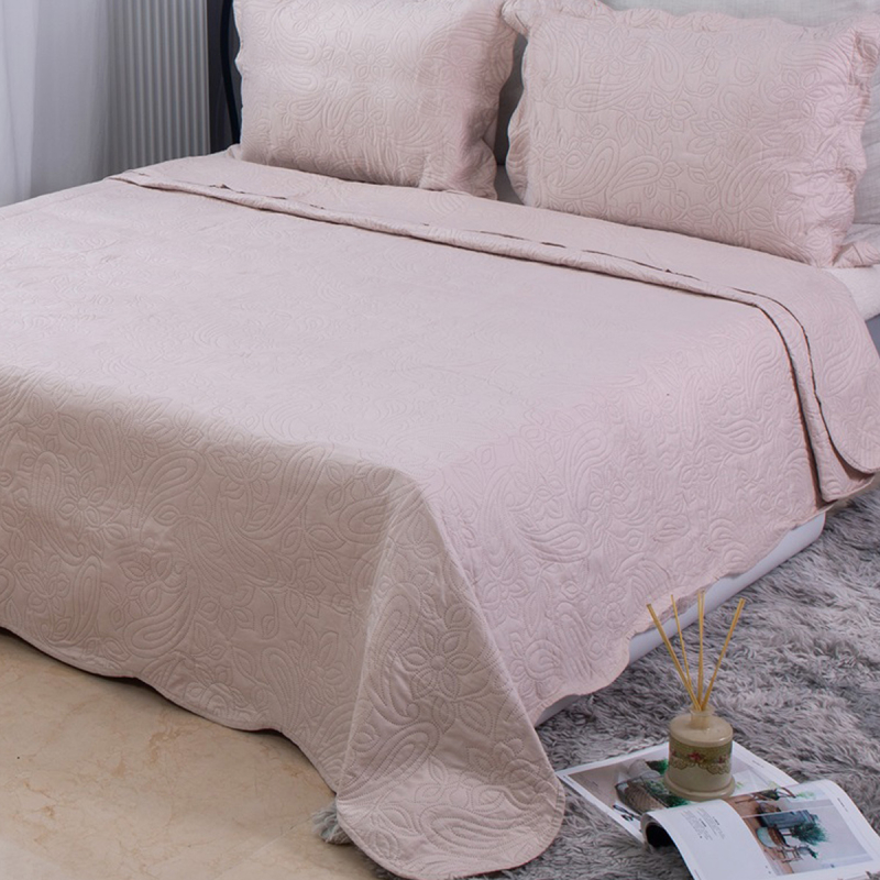 Κουβερλί Μονό (Σετ 160x220) 2 Όψεων Silk Fashion Solid Camel