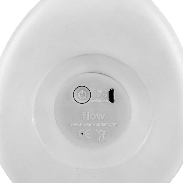Παιδικό Φωτάκι Νυκτός Led Flow Moby 15cm FL1135027 White