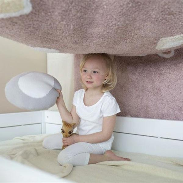 Διακοσμητικό Μαξιλάρι (Φ30) Lorena Canals Bonbon Grey White Home Παιδικά Διακοσμητικά Μαξιλάρια Spitishop