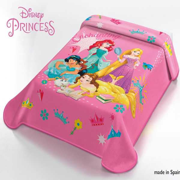 Κουβέρτα Βελουτέ Μονή Disney Ισπανίας Belpla Princess