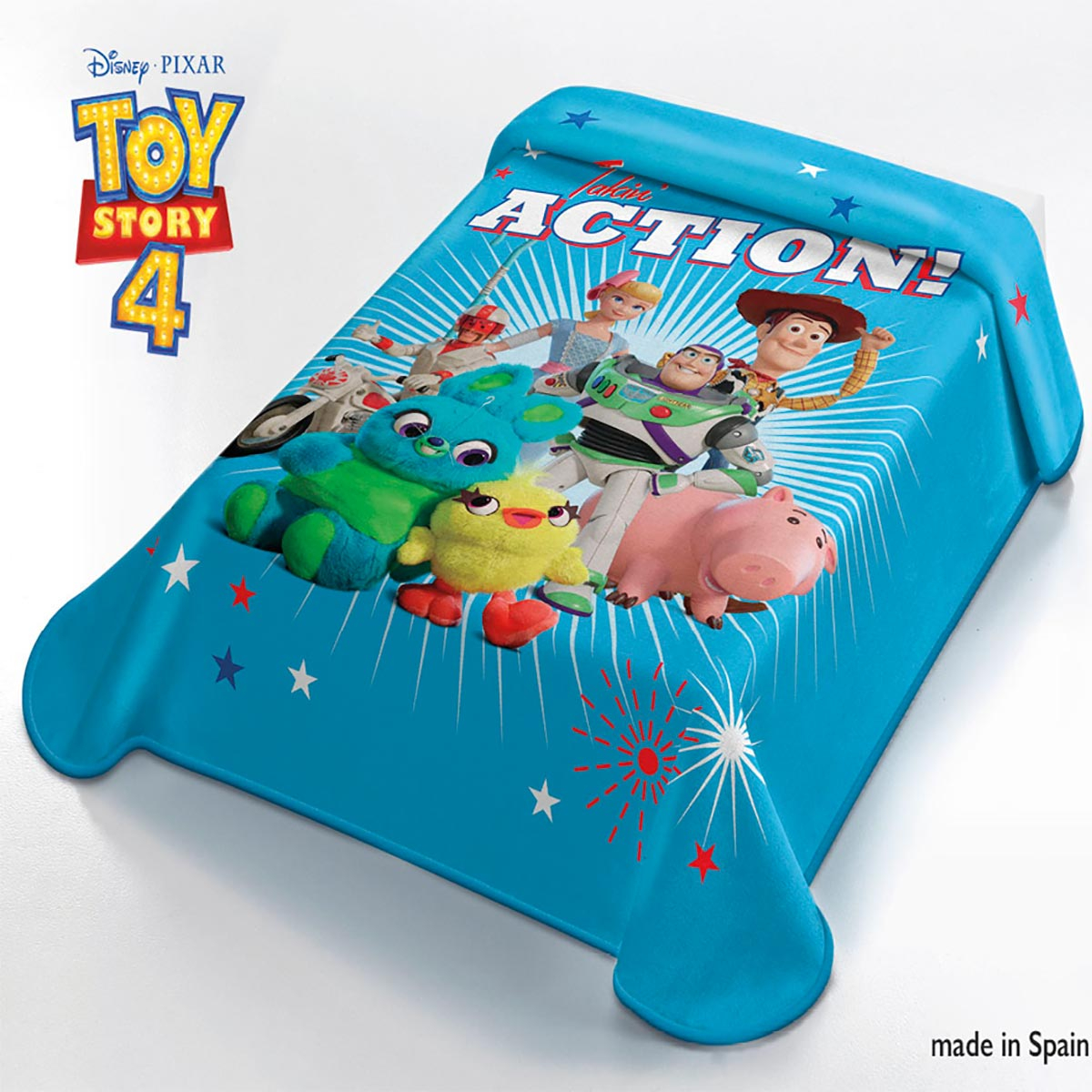 Κουβέρτα Βελουτέ Μονή Disney Ισπανίας Belpla Toy Story 130783