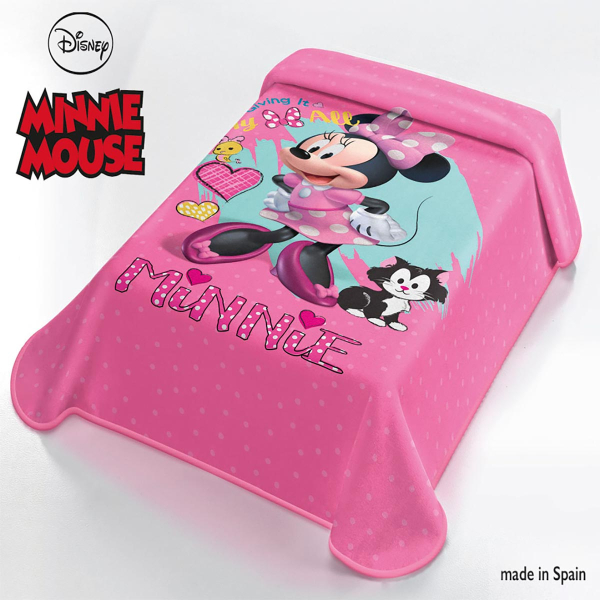 Κουβέρτα Βελουτέ Μονή Disney Ισπανίας Belpla Minnie Mouse