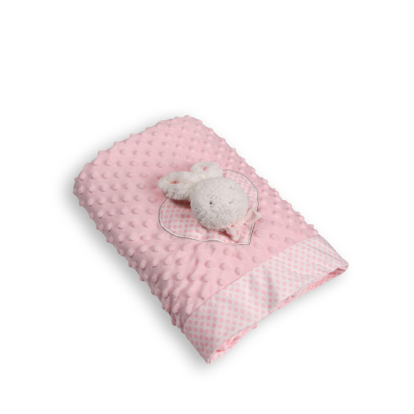 Κουβέρτα Fleece Κούνιας (100x140) Silk Fashion WL404F Pink