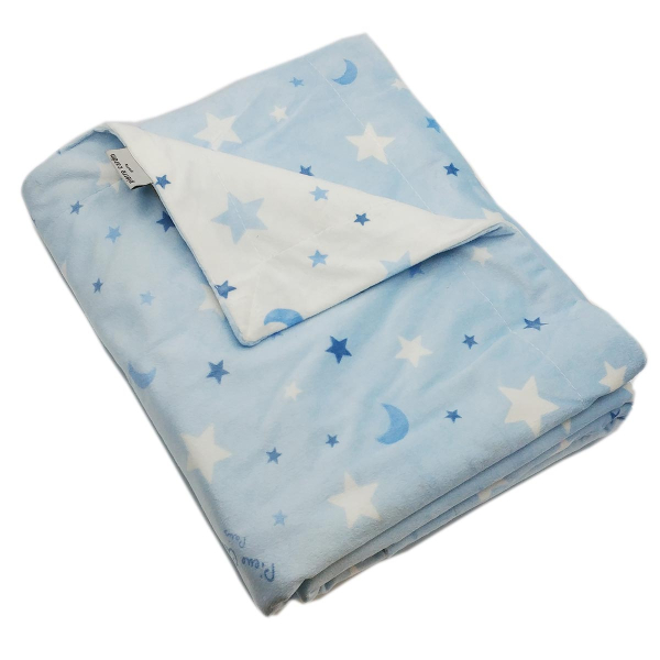 Κουβέρτα Fleece Κούνιας (110x140) Pierre Cardin Moon Blue