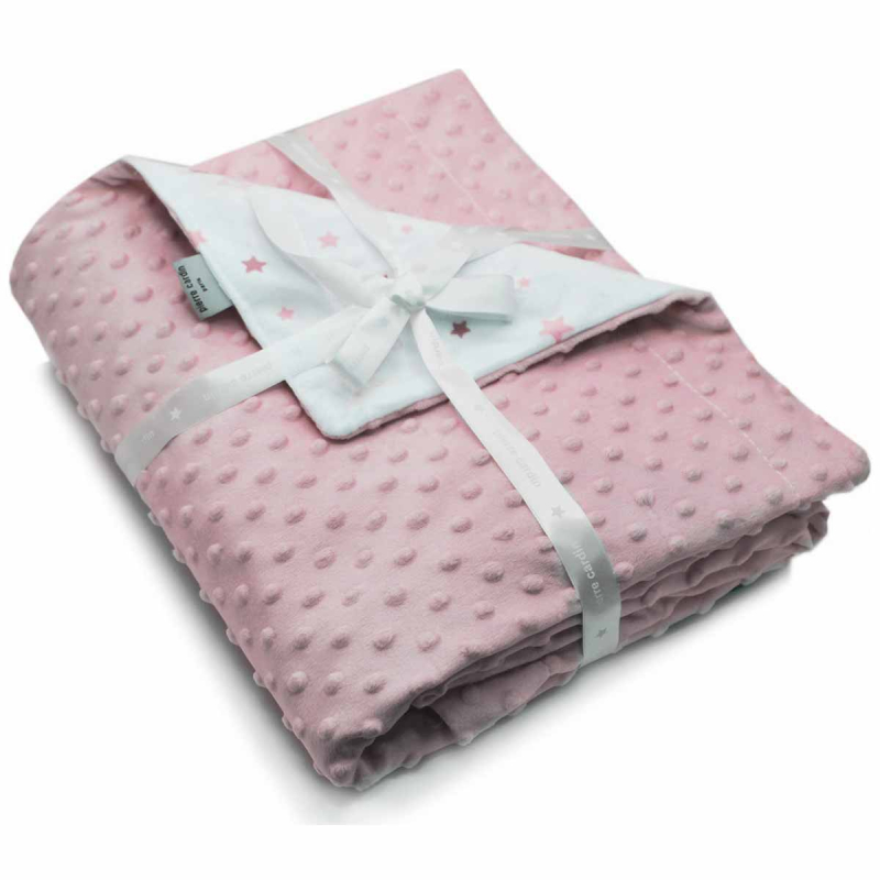 Κουβέρτα Βελουτέ Κούνιας (110x140) Pierre Cardin Toppy Pink