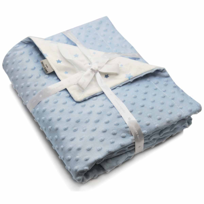 Κουβέρτα Βελουτέ Αγκαλιάς (80x110) Pierre Cardin Toppy Blue