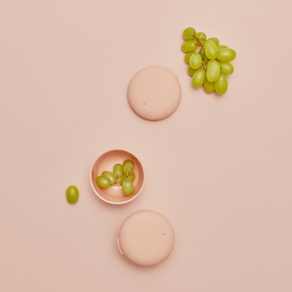 Φαγητοδοχείο 225ml Με Καπάκι Bamboo Ekobo Ροζ