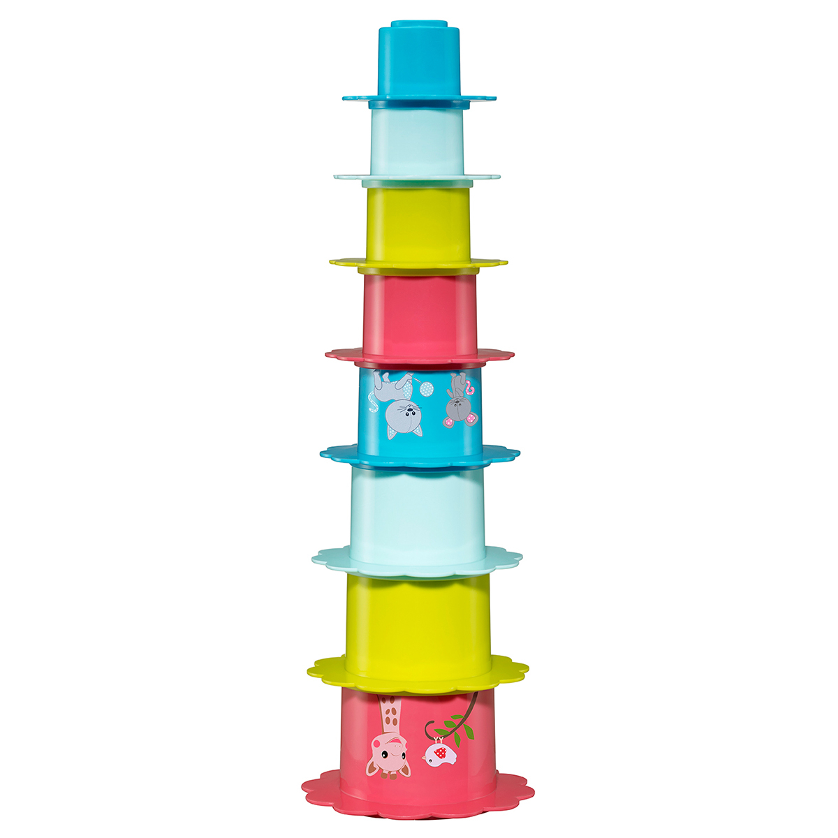 Πυραμίδα Στοίβαξης Sophie The Giraffe Λουλούδια S010256 Home Παιχνίδια Δραστηριοτήτων Spitishop