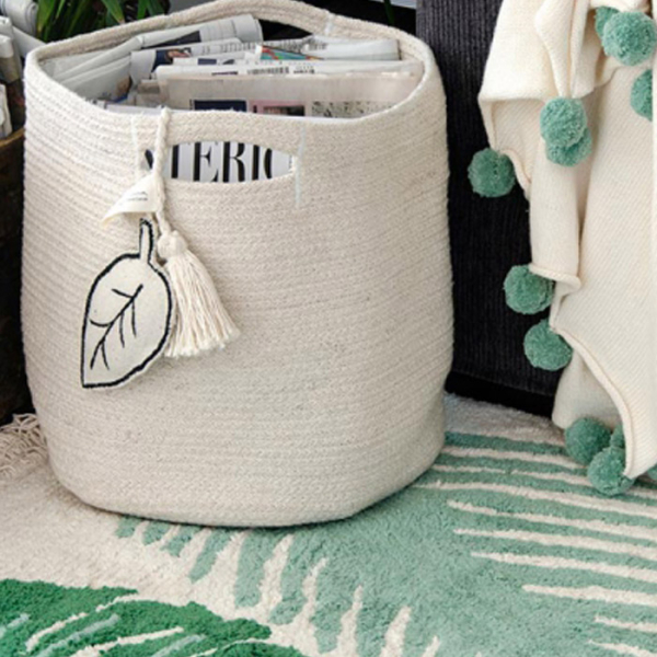 Καλάθι Αποθήκευσης (Φ30x30) Lorena Canals Leaf Natural