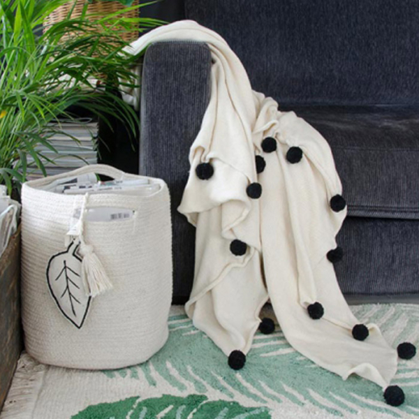 Καλάθι Αποθήκευσης (Φ30x30) Lorena Canals Leaf Natural